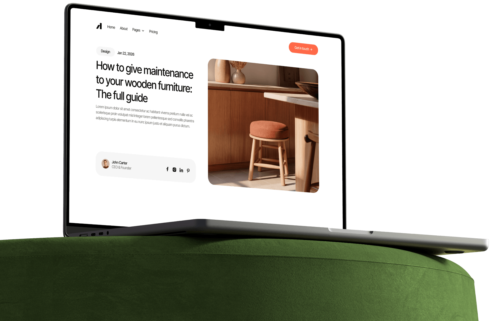 Newsletter Design Home Geneva | BRIX Template